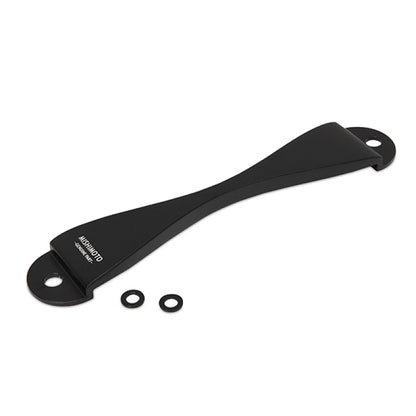 Mishimoto Subaru CNC Battery Tie-Down - Black.