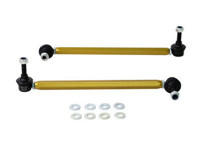 Whiteline 06/05+ Ford Focus LS / 05/09+ Mazda 3 BK Front Swaybar Link Kit H/Duty Adj Steel Ball.