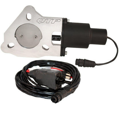QTP 2.25in Bolt-On QTEC Electric Cutout Valve - Single.