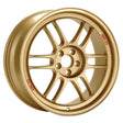 Enkei RPF1 18x8.5 5x114.3 40mm Offset 73mm Bore Gold Wheel G35/350z.