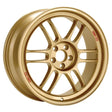 Enkei RPF1 17x9 5x114.3 35mm Offset 73mm Bore Gold Wheel.