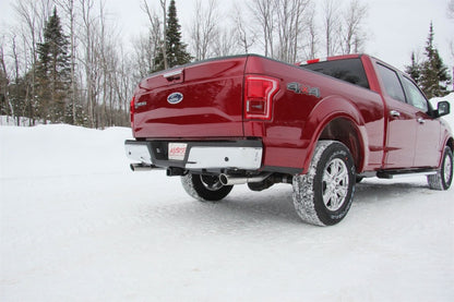 MBRP 2015 Ford F-150 5.0L 3in Cat Back Dual Split Rear Exit Black Exhaust System.