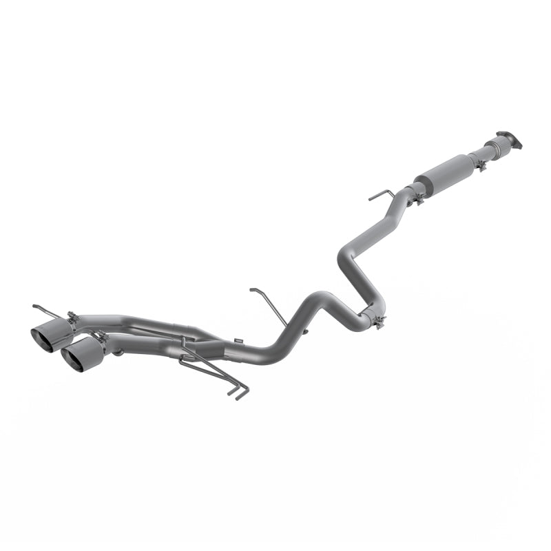 MBRP 13-18 Hyundai Veloster Turbo 2.5in T304 w/ 4in. OD Tips - Cat Back Dual Exit.