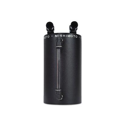 Mishimoto Large Aluminum Oil Catch Can - Wrinkle Black.