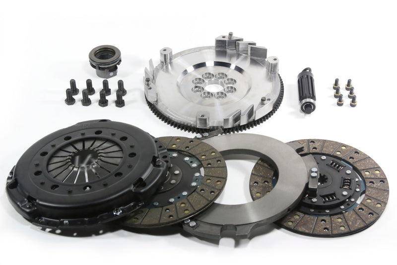 DKM Clutch BMW E34/E36/E39/E46/Z3/Z4 Up to 03 (6 Cyl) 5-Spd MS Twin Disc Clutch Kit w/Steel Flywheel.