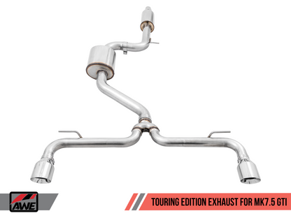 AWE Tuning Touring Catback Exhaust - Chrome Tips 102mm | 3015-32096