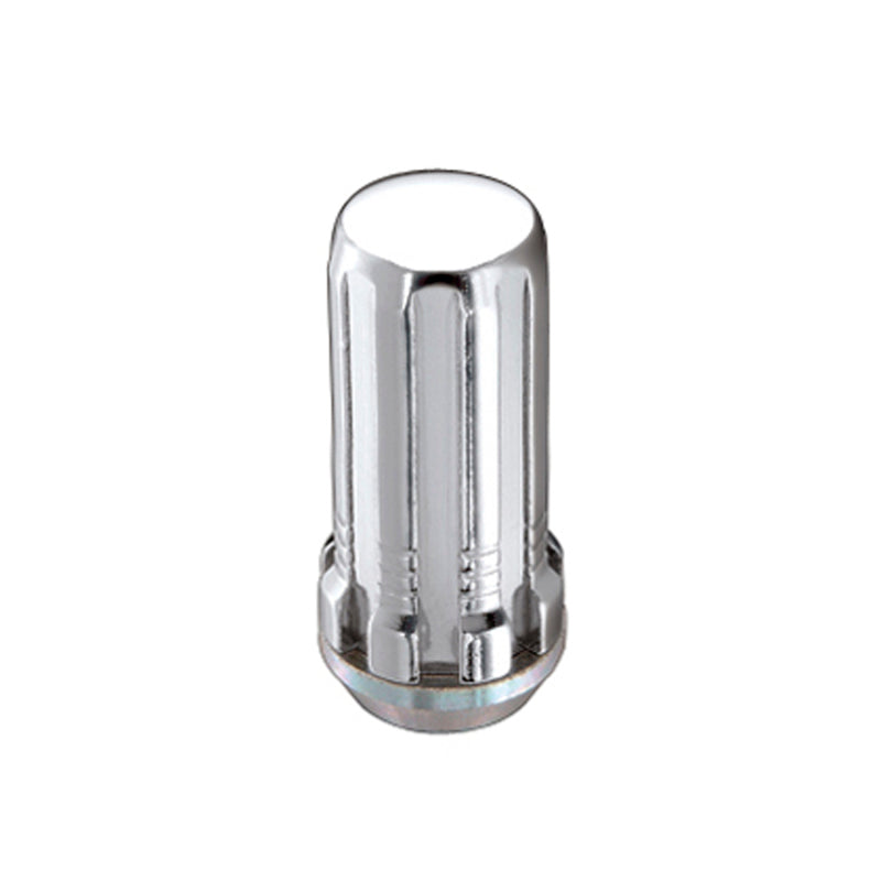McGard SplineDrive Lug Nut (Cone Seat) M14X1.5 / 1.935in. Length (4-Pack) - Chrome (Req. Tool).
