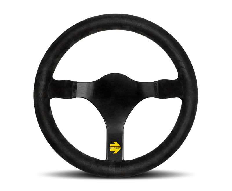 Momo MOD78 Steering Wheel 320 mm - Black Leather/Black Spokes