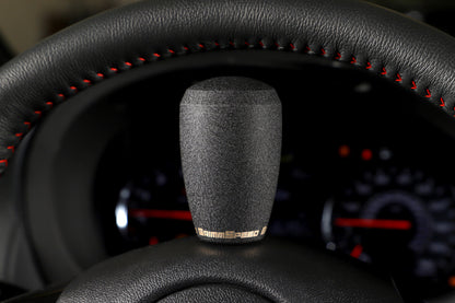 GrimmSpeed Shift Knob Stainless Steel - Subaru 5 Speed and 6 Speed Manual Transmission - Black.