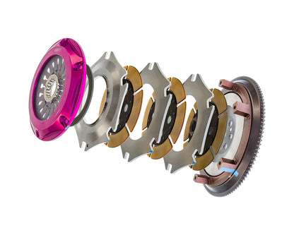 Exedy 1996-1996 Mitsubishi Lancer Evolution IV L4 Hyper Triple Cerametallic Clutch Rigid Pull Type.