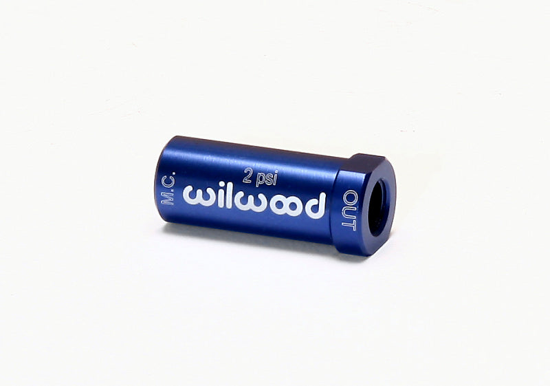 Wilwood Residual Pressure Valve - New Style - 2# / Blue.