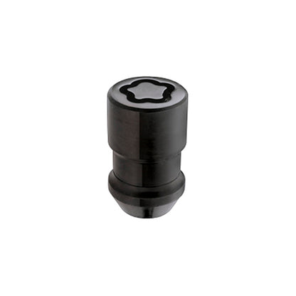 McGard Wheel Lock Nut Set - 5pk. (Cone Seat) 1/2-20 / 3/4 &13/16 Dual Hex / 1.46in. Length - Black.