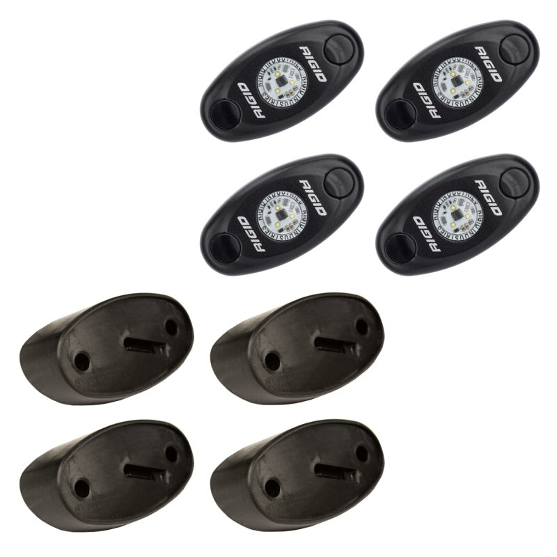 Rigid Industries Rock Light Kit- Cool White (4 lights).