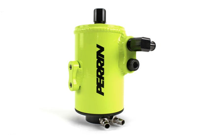 Perrin 08-14 Subaru WRX/STI Air Oil Separator - Neon Yellow.