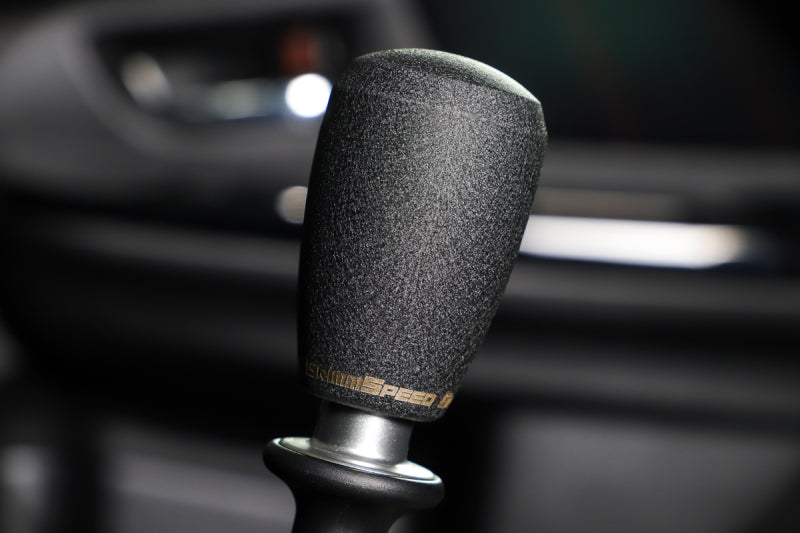 GrimmSpeed Shift Knob Stainless Steel - Subaru 5 Speed and 6 Speed Manual Transmission - Black.
