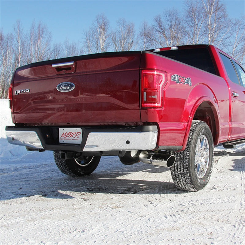MBRP 2015 Ford F-150 2.7L / 3.5L EcoBoost 4in Cat Back Single Side T409 Exhaust System.
