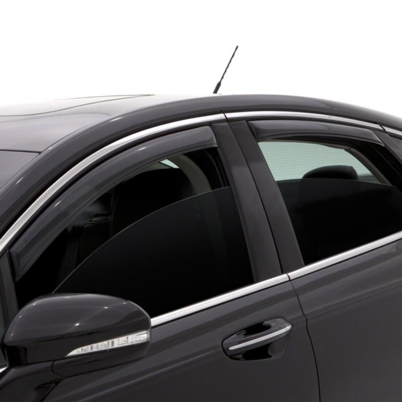 AVS 16-18 Honda HR-V Ventvisor In-Channel Front & Rear Window Deflectors 4pc - Smoke.