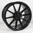 Enkei TS10 18x9.5 35mm Offset 5x114.3 Bolt Pattern 72.6mm Bore Dia Gloss Black Wheel.