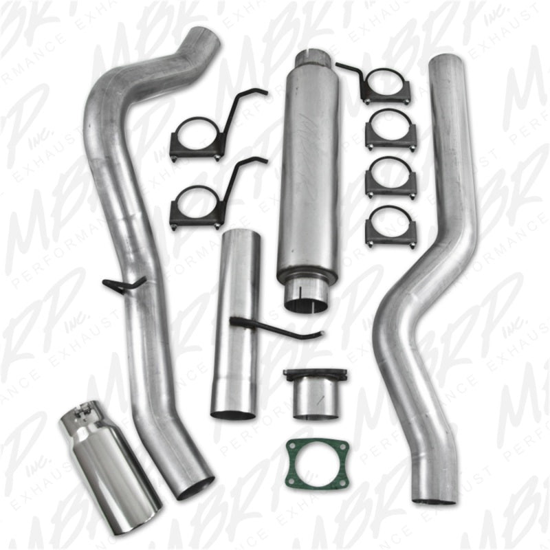 MBRP 2001-2005 Chev/GMC 2500/3500 Duramax EC/CC Cat Back Single Side.