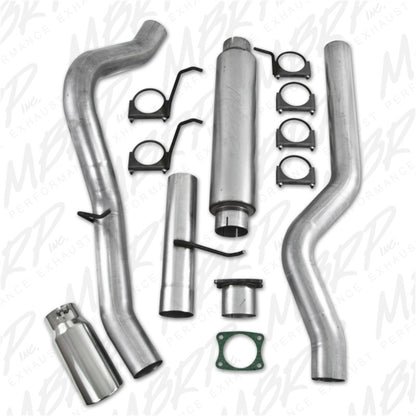 MBRP 2001-2005 Chev/GMC 2500/3500 Duramax EC/CC Cat Back Single Side.
