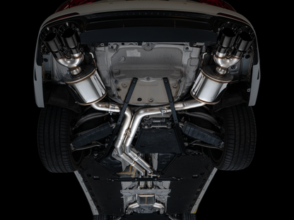 AWE Tuning Touring Catback Exhaust - Diamond Black Tips | 3015-43107