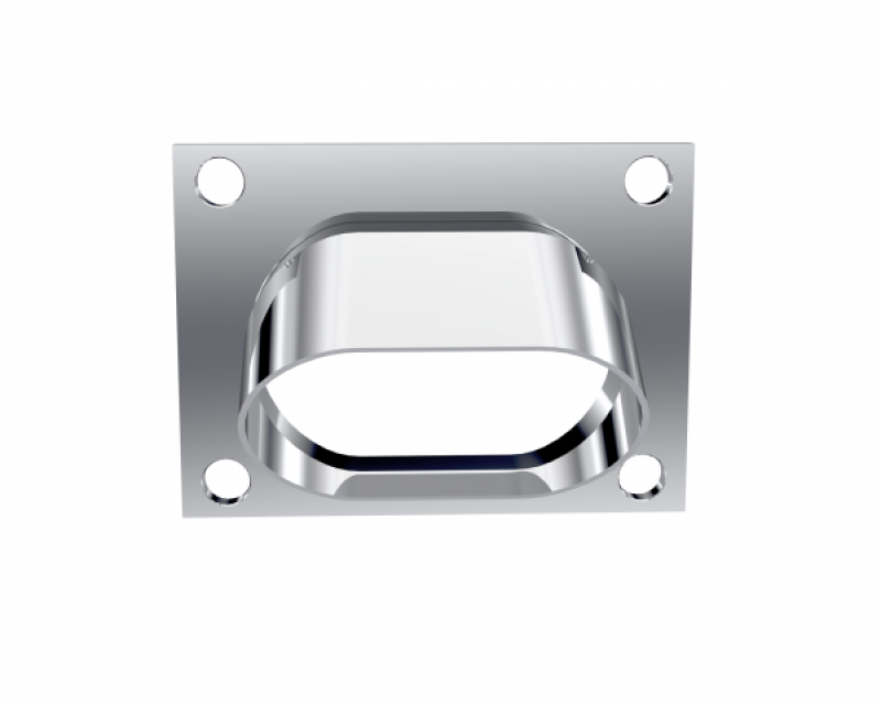 QTP Bolt-On QTEC Low Profile Oval Turn Down.