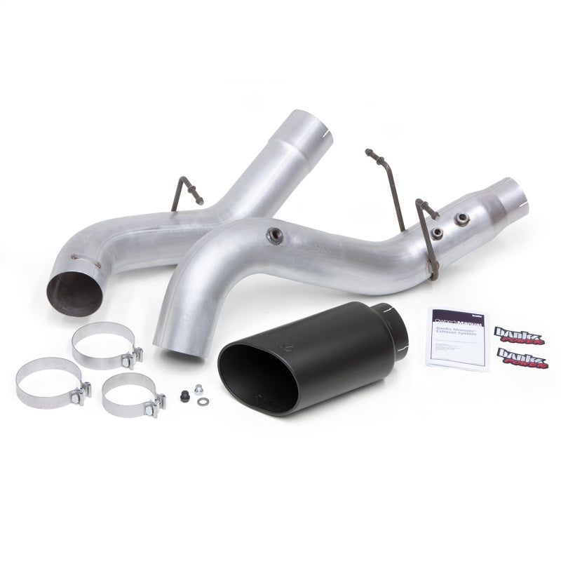 Banks Power 17-19 Chevy Duramax L5P 2500/3500 Monster Exhaust System w/ Black Tip.
