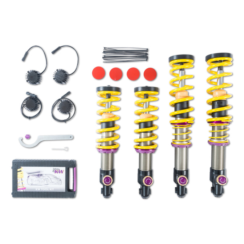 KW Coilover Kit V4 2018+ Mercedes AMG GT R Coupe (Including ESC Modules) w/ Adaptive Suspension
