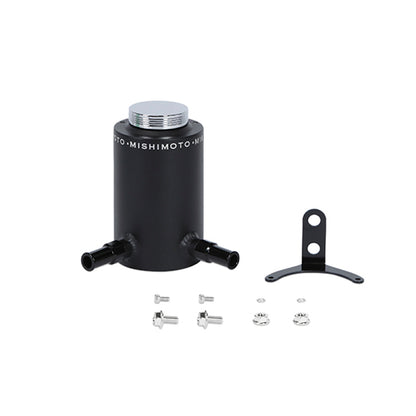 Mishimoto Aluminum Power Steering Reservoir Tank - Wrinkle Black.