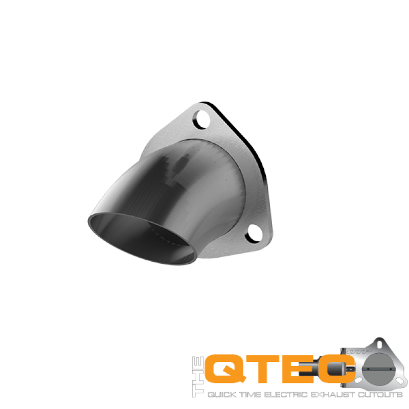 QTP 3in Bolt-On QTEC Adjustable Turn Down.