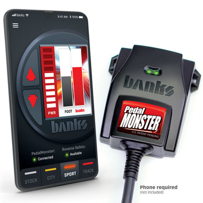 Banks Power Pedal Monster Kit (Stand-Alone) - TE Connectivity MT2 - 6 Way - Use w/Phone.