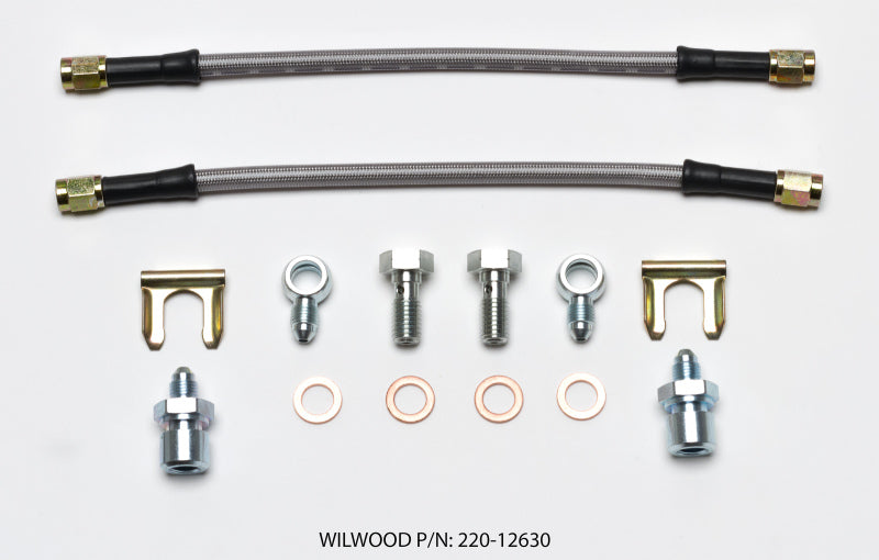 Wilwood Flexline Kit D52 Caliper 10in w/ Banjo 10mm -3/8-24 Chassis.
