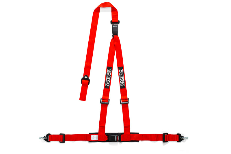 Sparco Belt 2 Inch Red 3Pt Dbl Rel.