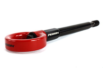 Perrin 08-14 Subaru WRX/STI Tow Hook Kit (Front) - Red.