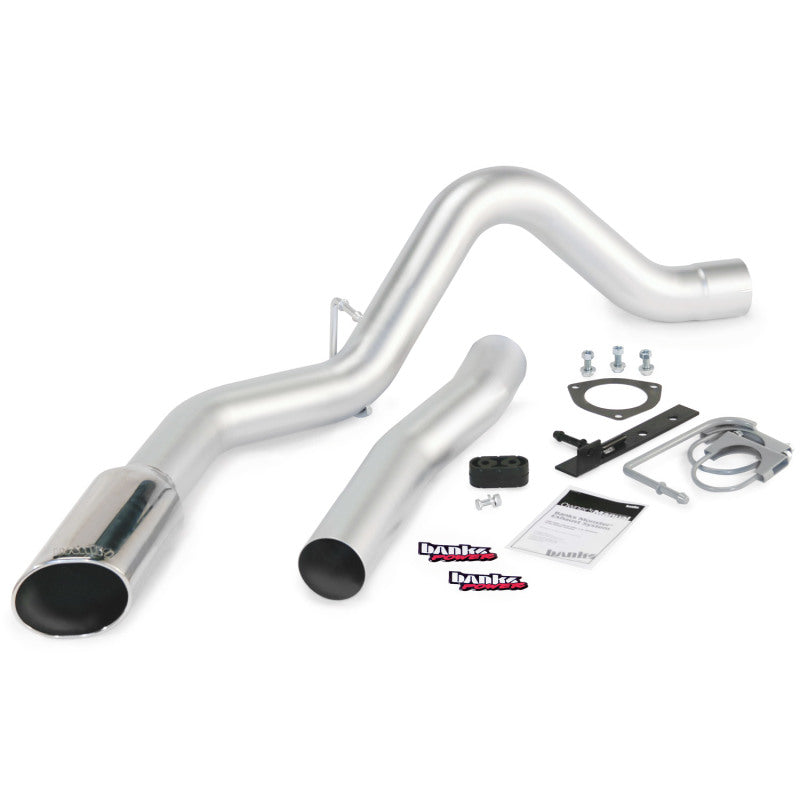Banks Power 11-14 Chev 6.6L LML ECLB/CCSB/CCLB Monster Exhaust Sys - SS Single Exhaust w/ Chrome Tip.