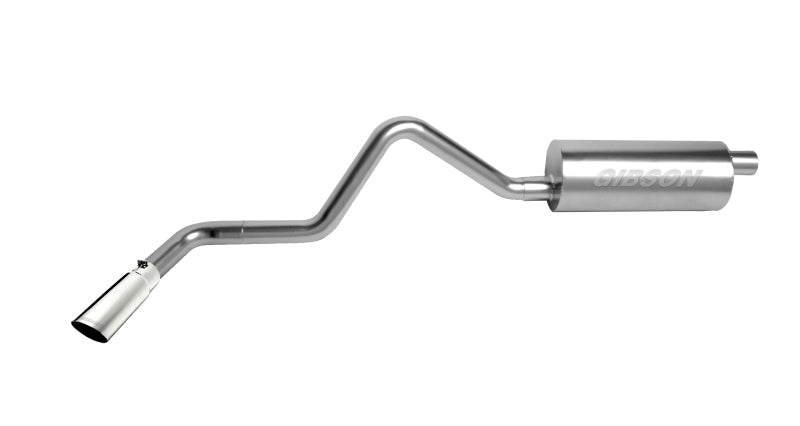 Gibson 87-93 Ford Bronco Custom 5.0L 3in Cat-Back Single Exhaust - Aluminized.