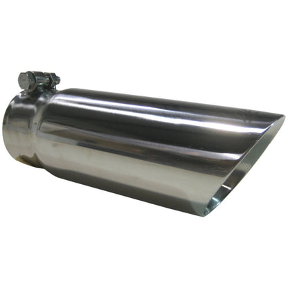 MBRP Universal Tip 3in O.D. Dual Wall Angled End 3 inlet 12 length.