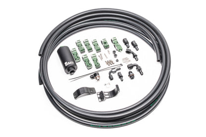 Radium Engineering Early Nissan Fuel Hanger Plumbing Kit Microglass Filter.