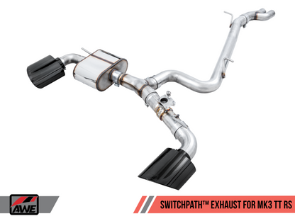AWE Tuning SwitchPath Catback Exhaust - Diamond Black Tips | 3025-33032