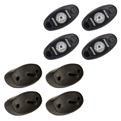 Rigid Industries Rock Light Kit- Cool White (4 lights).
