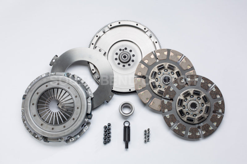 South Bend Clutch 99-03 Ford 7.3 Powerstroke ZF-6 Street Dual Disc Clutch Kit.