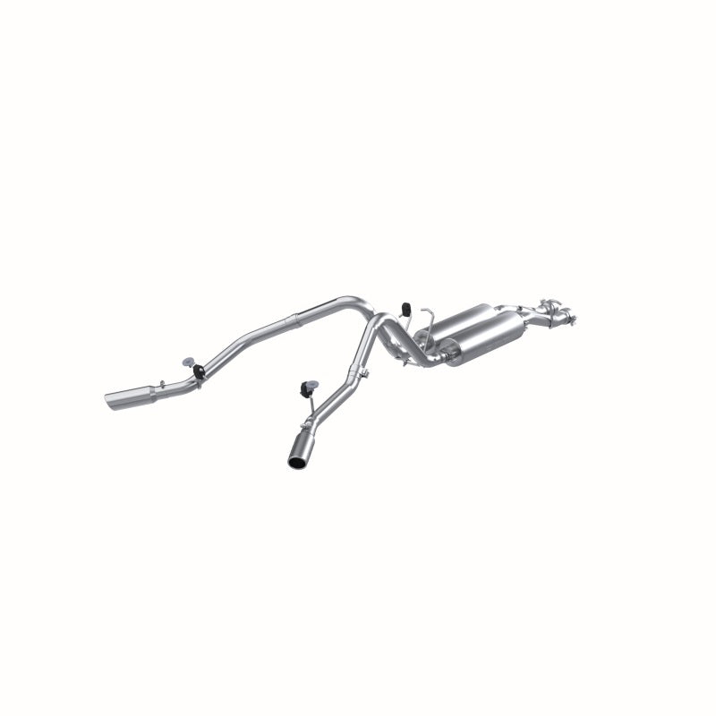 MBRP 2003-2007 Chev/GMC 2500 HD 6.0L CC-SB Cat Back Dual Split Side.