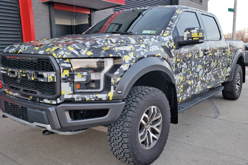 Rally Armor 17-19 Ford F-150 Raptor UR Black Mud Flap w/ Dark Grey Logo.