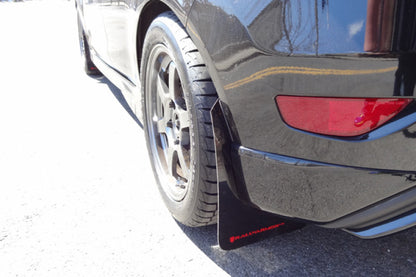 Rally Armor 13+ Ford Fiesta ST Black Mud Flap w/ Grey Logo.