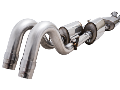 AWE Catback Exhaust w/ BashGuard - Diamond Black Tips | 3015-33826