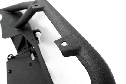 DV8 Offroad 07-18 Jeep Wrangler JK/JL FS-8 Mid Length Steel Front Bumper w/ LED Lights