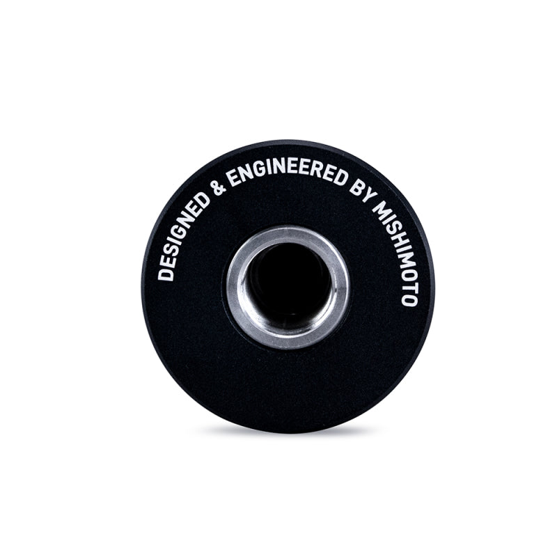 Mishimoto Weighted Grip Shift Knob - Black / Black.
