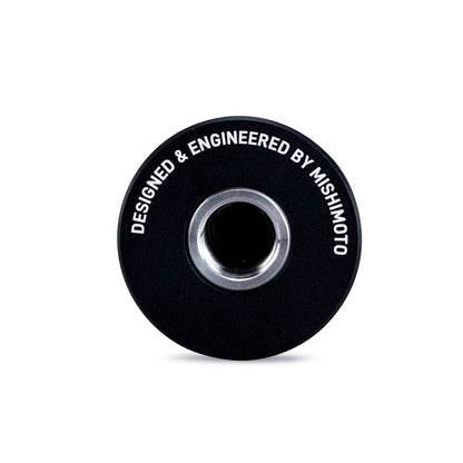 Mishimoto Weighted Grip Shift Knob - Black / Black.