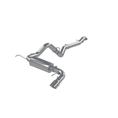 MBRP 2021+ Ford Bronco 2.3L/2.7L EcoBoost 3in Aluminized Steel Catback Exhaust.
