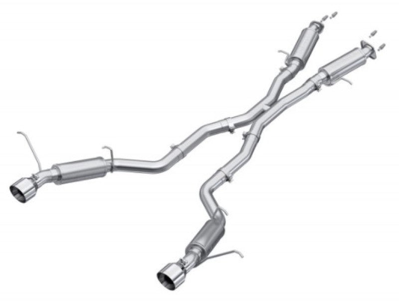 MBRP 2012+ Jeep Grand Cherokee SRT 6.4L 3in Dual Rear Exit Aluminized Catback Exhaust - T304 Tips.